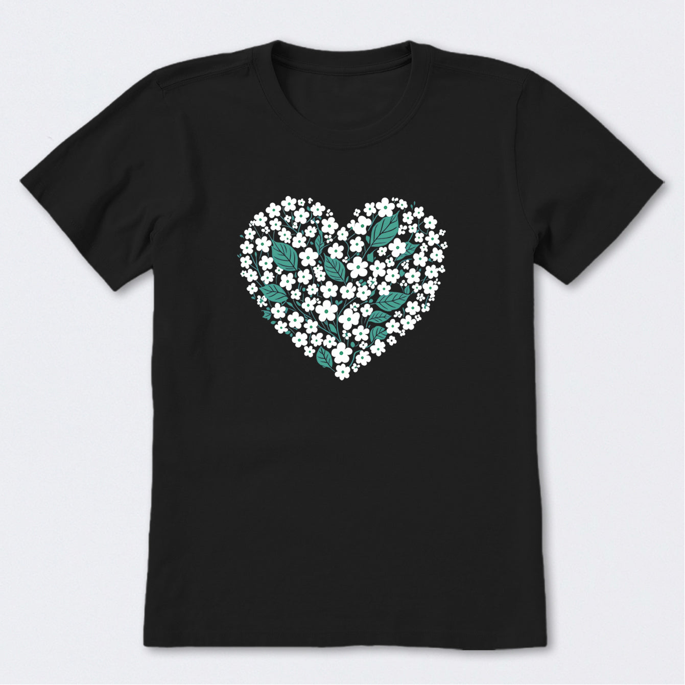 Heart of Flowers Short Sleeve T-Shirt