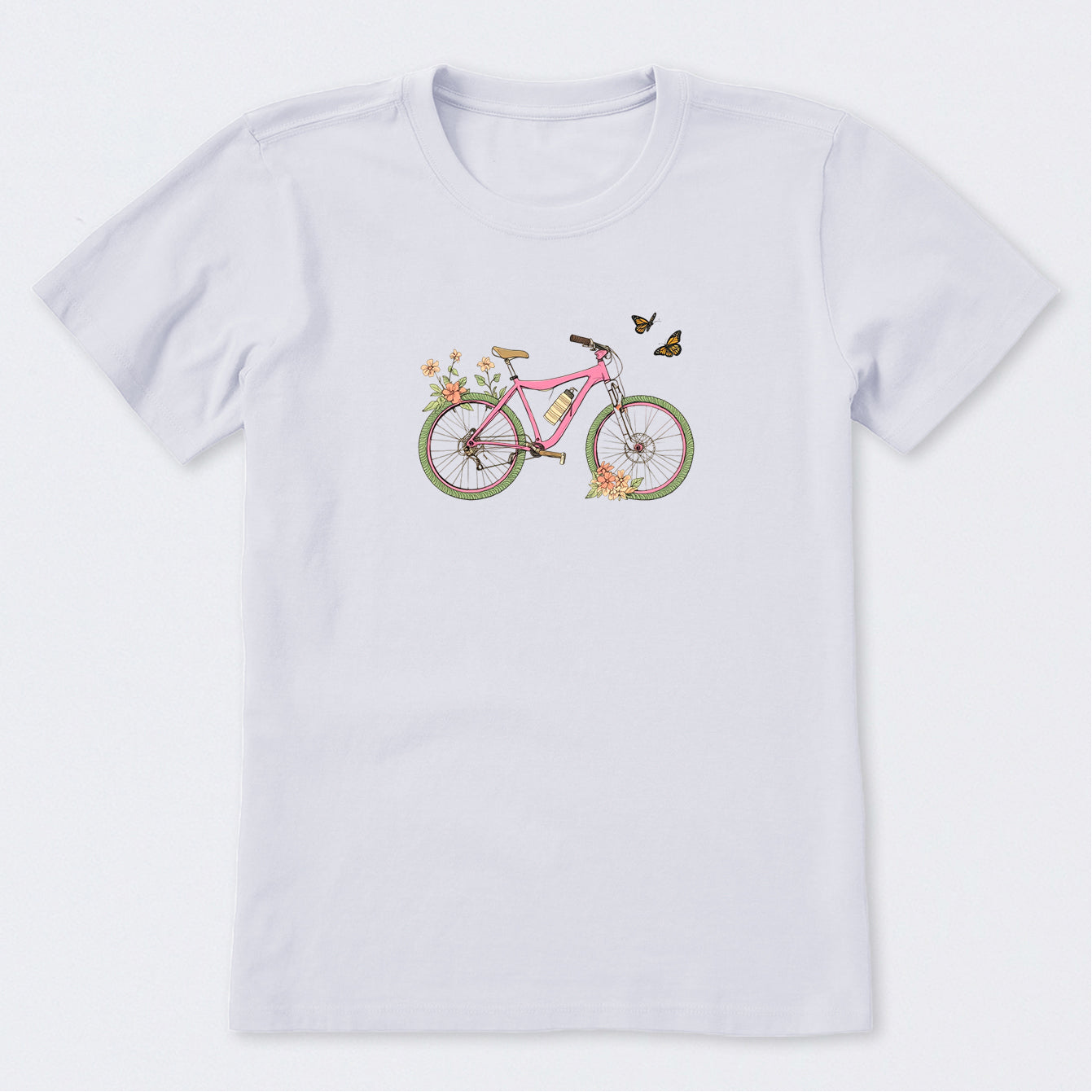 Beautiful Butterfly Bike Short Sleeve T-Shirt