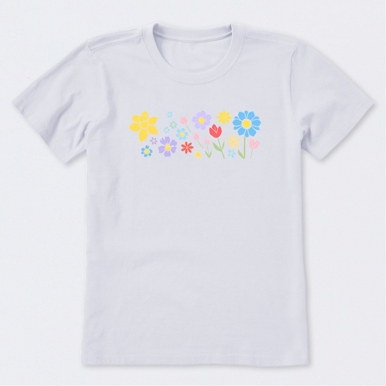 Spring Wildflowers Short Sleeve T-Shirt
