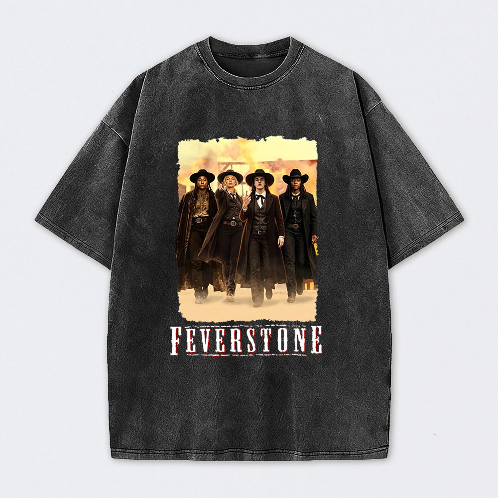 Feverstone Sophie Cunningham And Caitlin Clark Washed T-Shirt