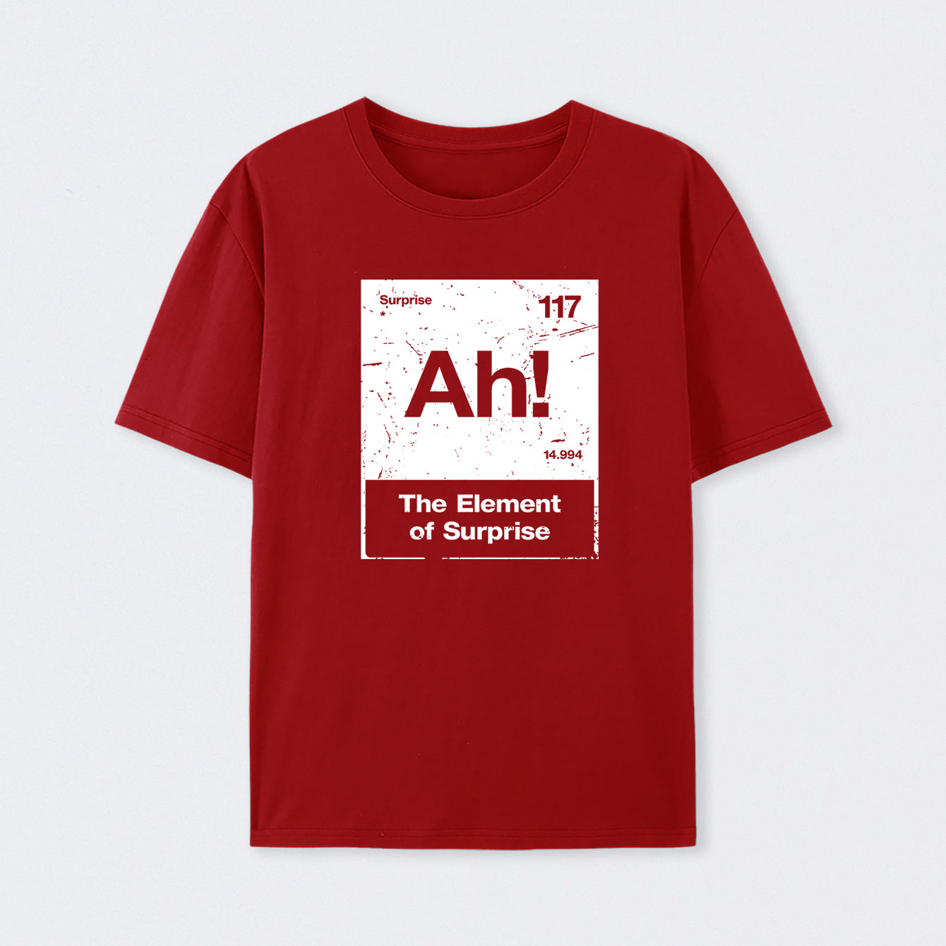 Ah! The Element of Surprise Aged Texture T-Shirt