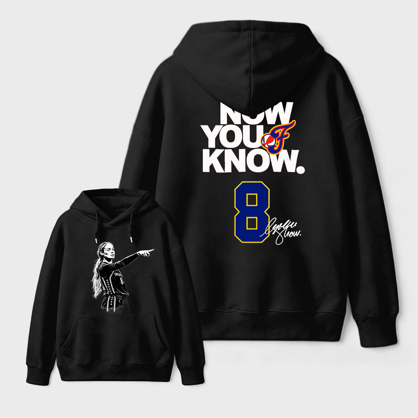 Sophie Cunningham Now You Know Double-Sided Basketball Graphic Hoodie