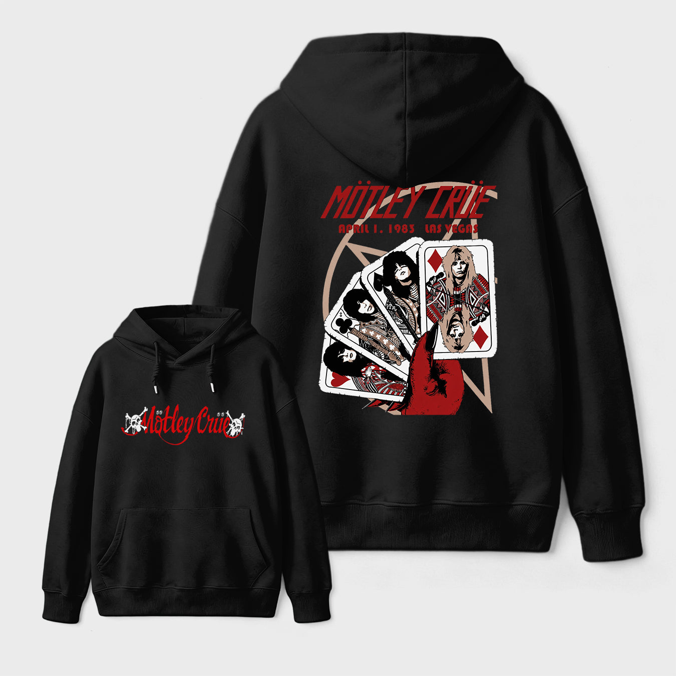 Motley Crue Rock Band Classic Unisex Hoodie