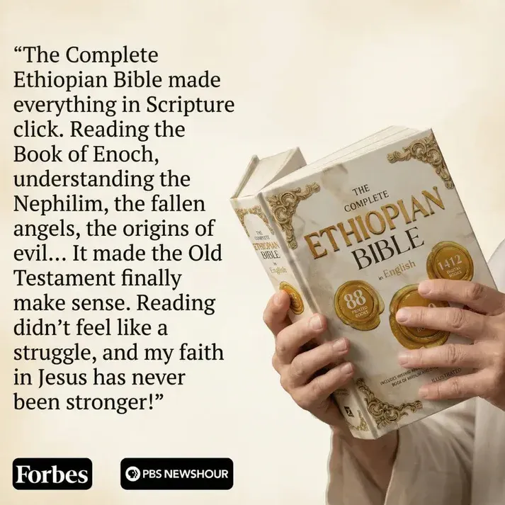 📖 Collector’s Edition Event: 50% Off! Complete Ethiopian Bible – Hardcover Ethiopian Bible ✨ A Timeless Treasure of Faith & History
