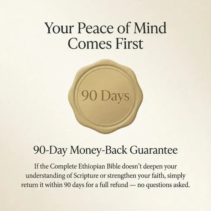 📖 Collector’s Edition Event: 50% Off! Complete Ethiopian Bible – Hardcover Ethiopian Bible ✨ A Timeless Treasure of Faith & History