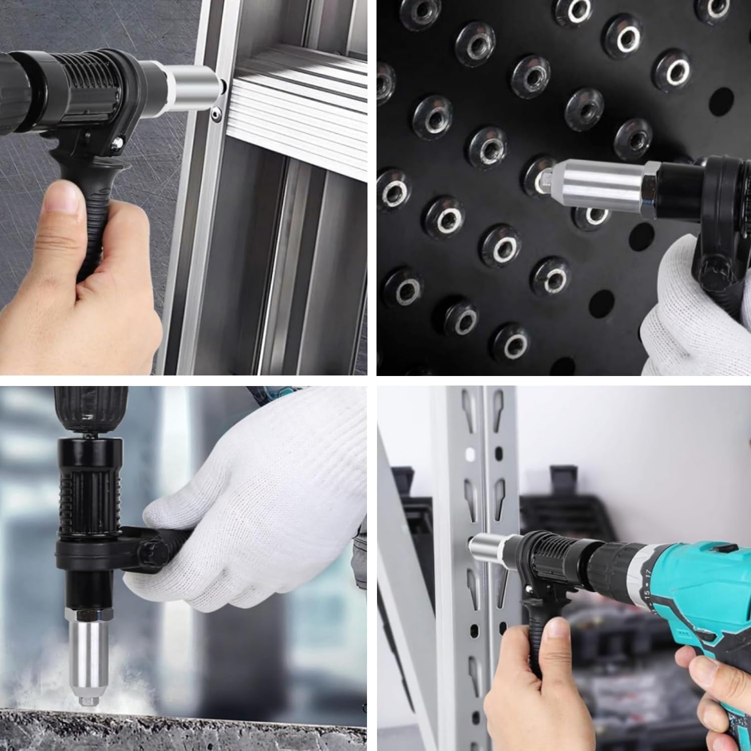 🔥LAST DAY🔥 49% OFF - 🔥Professional Electric Rivet Gun Adapter Kit