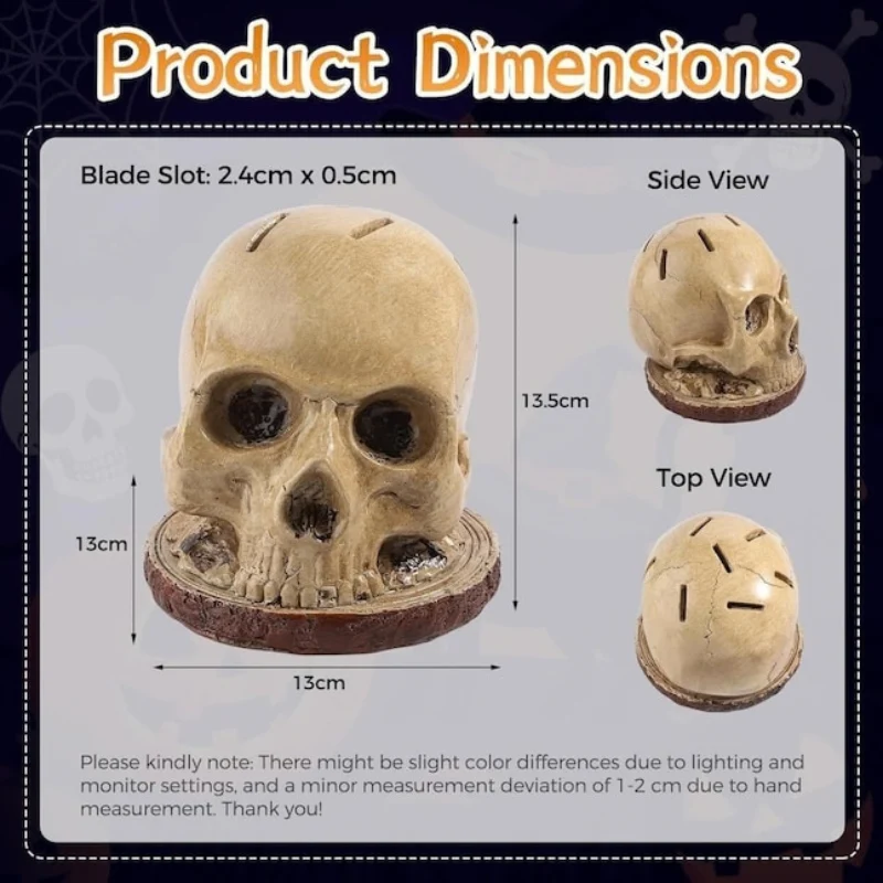 Bonehold Skull Knife Block