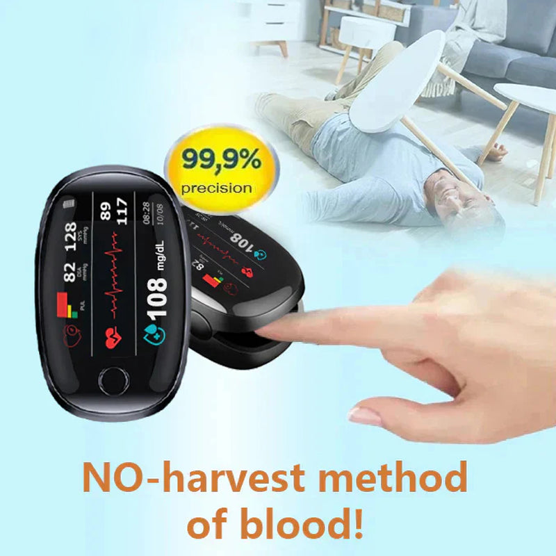 🔥Final 2 Hours : Only Limited Stock Left🏆Non-Invasive Blood Glucose Meter 99.9% Accuracy （Mayo Clinic Recommended）
