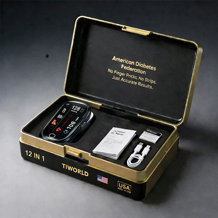 🔥Final 2 Hours : Only Limited Stock Left🏆Non-Invasive Blood Glucose Meter 99.9% Accuracy （Mayo Clinic Recommended）