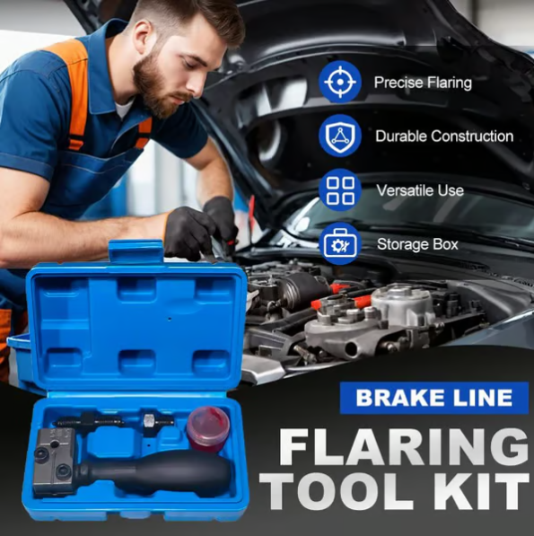 🔩universal Car Brake Line Flaring Tool Kit