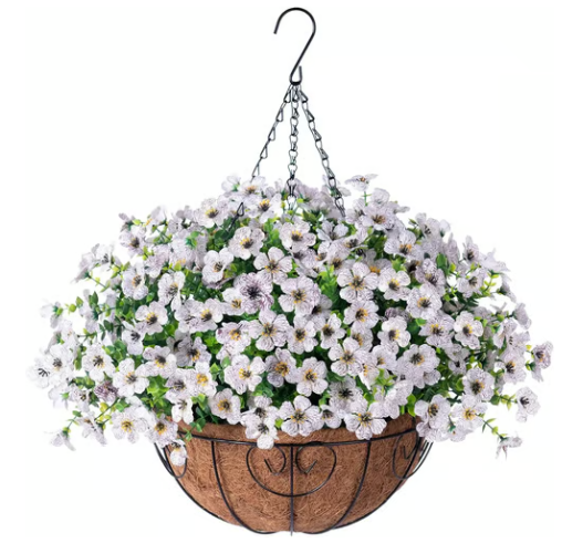 🔥 Simulated Hanging Flower Basket 💥