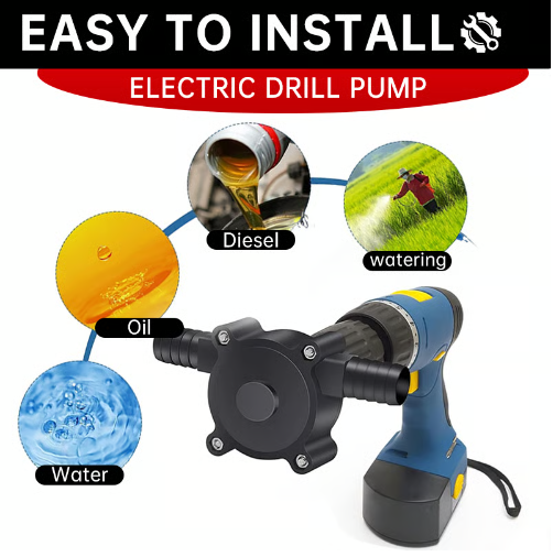 Portable Electric Drill Pump