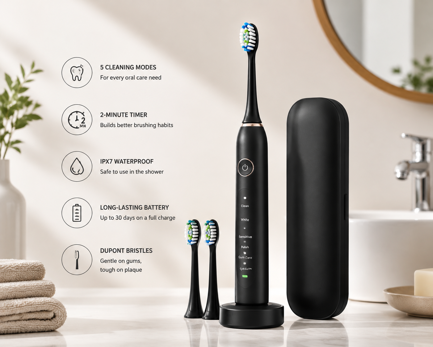 Pressure Sensor Electric Toothbrush 2.0