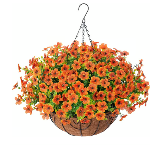 🔥 Simulated Hanging Flower Basket 💥