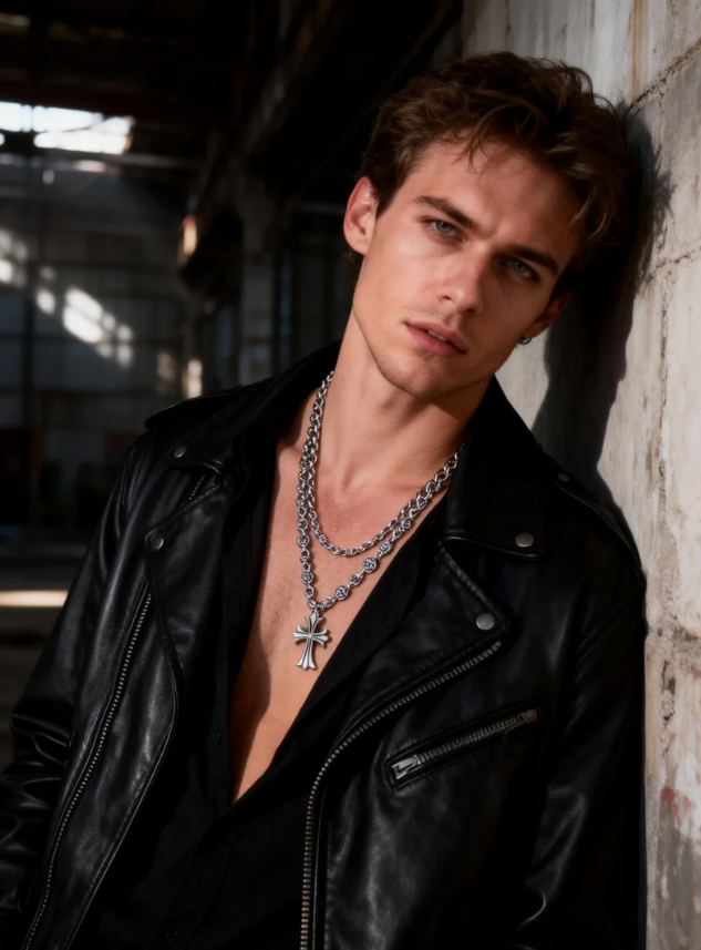 Classic Chrome Hearts Cross Necklace—A Blend of Faith and Art