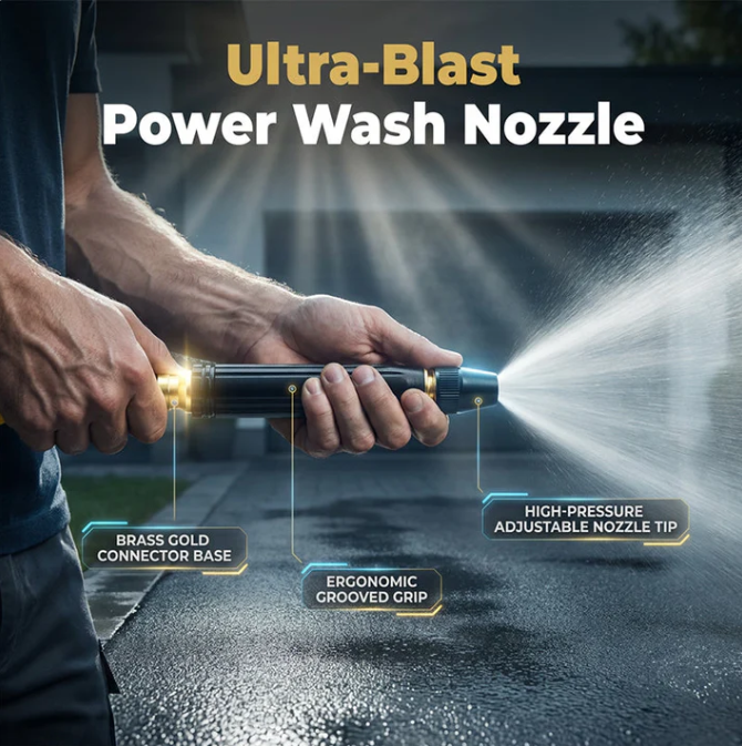 📢📢50% Off !! ⏰high-pressure Alloy Water Gun Nozzle