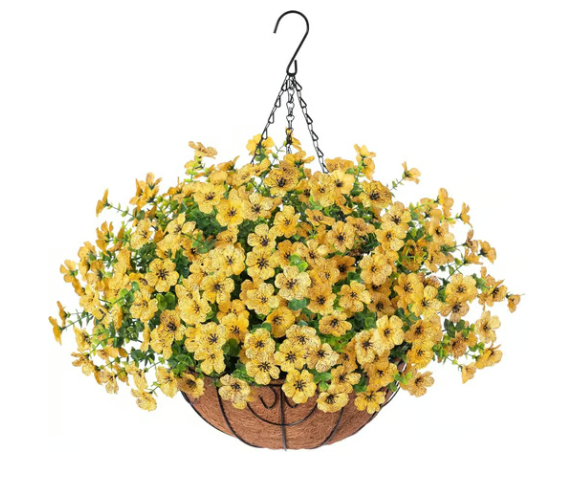 🔥 Simulated Hanging Flower Basket 💥