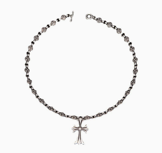 Classic Chrome Hearts Cross Necklace—A Blend of Faith and Art