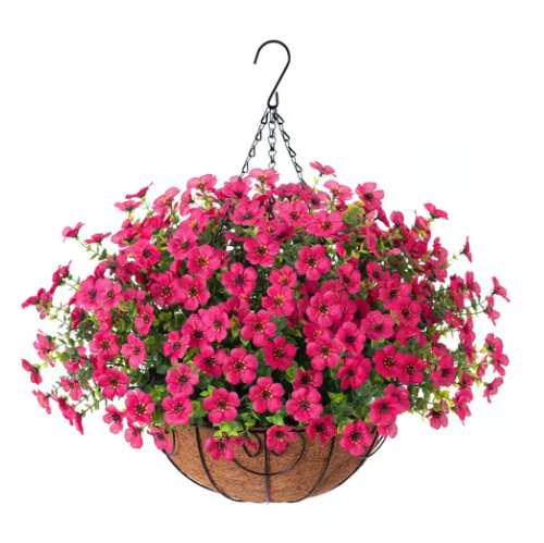 🔥 Simulated Hanging Flower Basket 💥