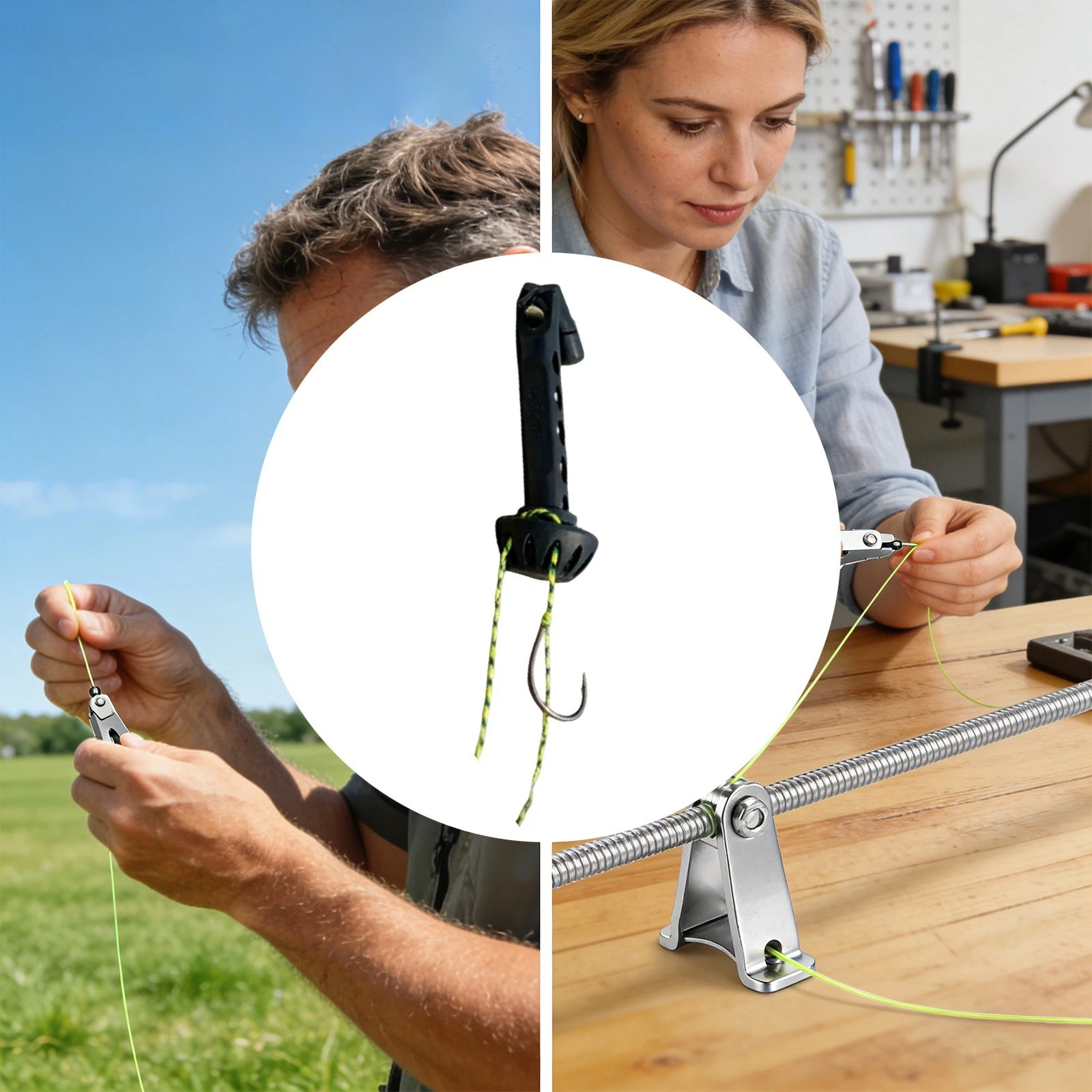 Magnetic Fly Threader & Knot Tying Tool