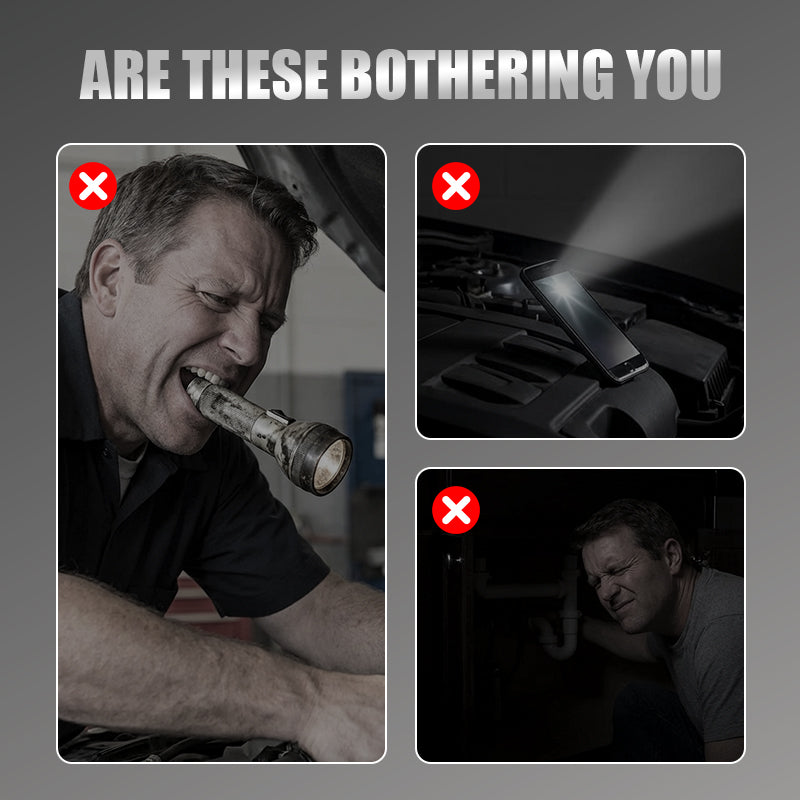 📢📢50   % OFF !!✨Rechargeable LED Glasses Headlamp