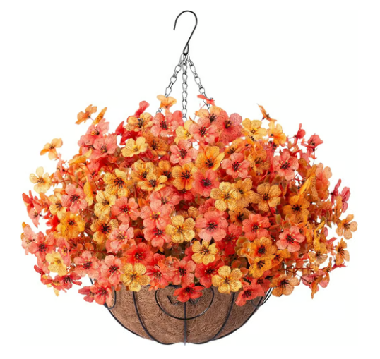 🔥 Simulated Hanging Flower Basket 💥