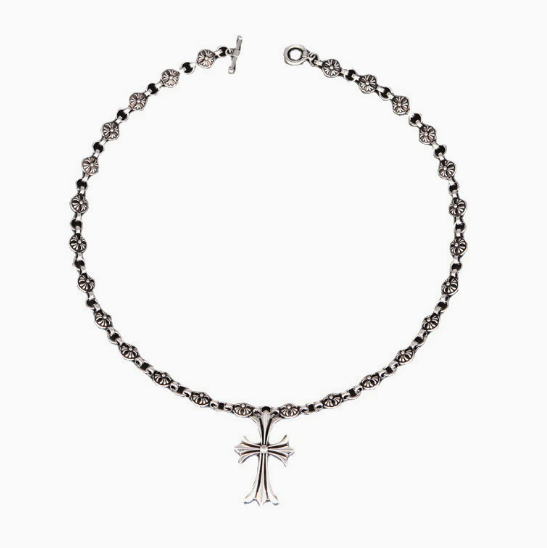Classic Chrome Hearts Cross Necklace—A Blend of Faith and Art