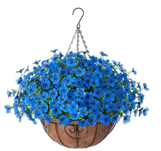🔥 Simulated Hanging Flower Basket 💥