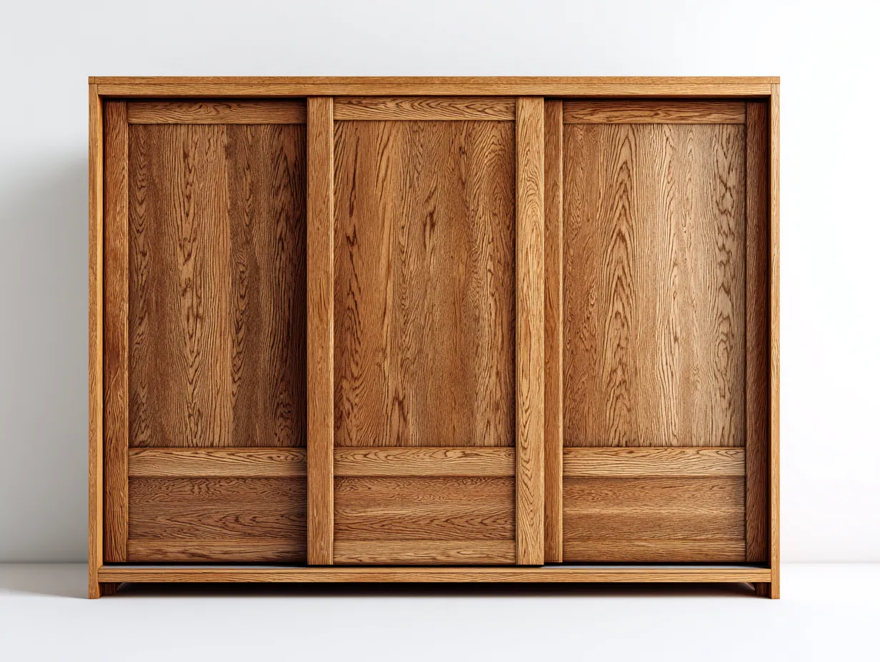 Kleiderschrank-Holz-220x66x205 cm-Natur-Modernes Design-Loftgoly