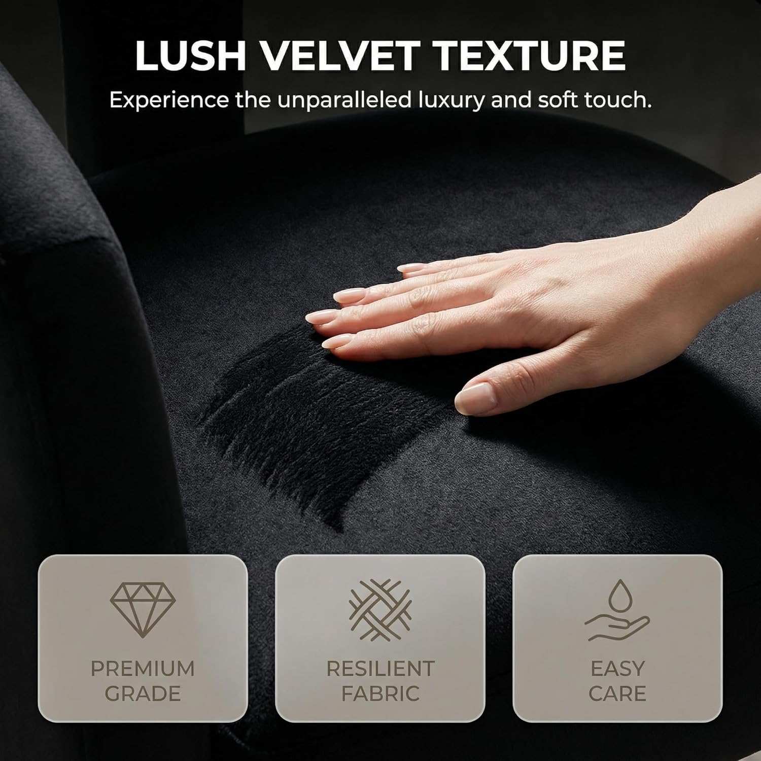 6 Inch Modern Tall Barrel Bar Stools Set of 2