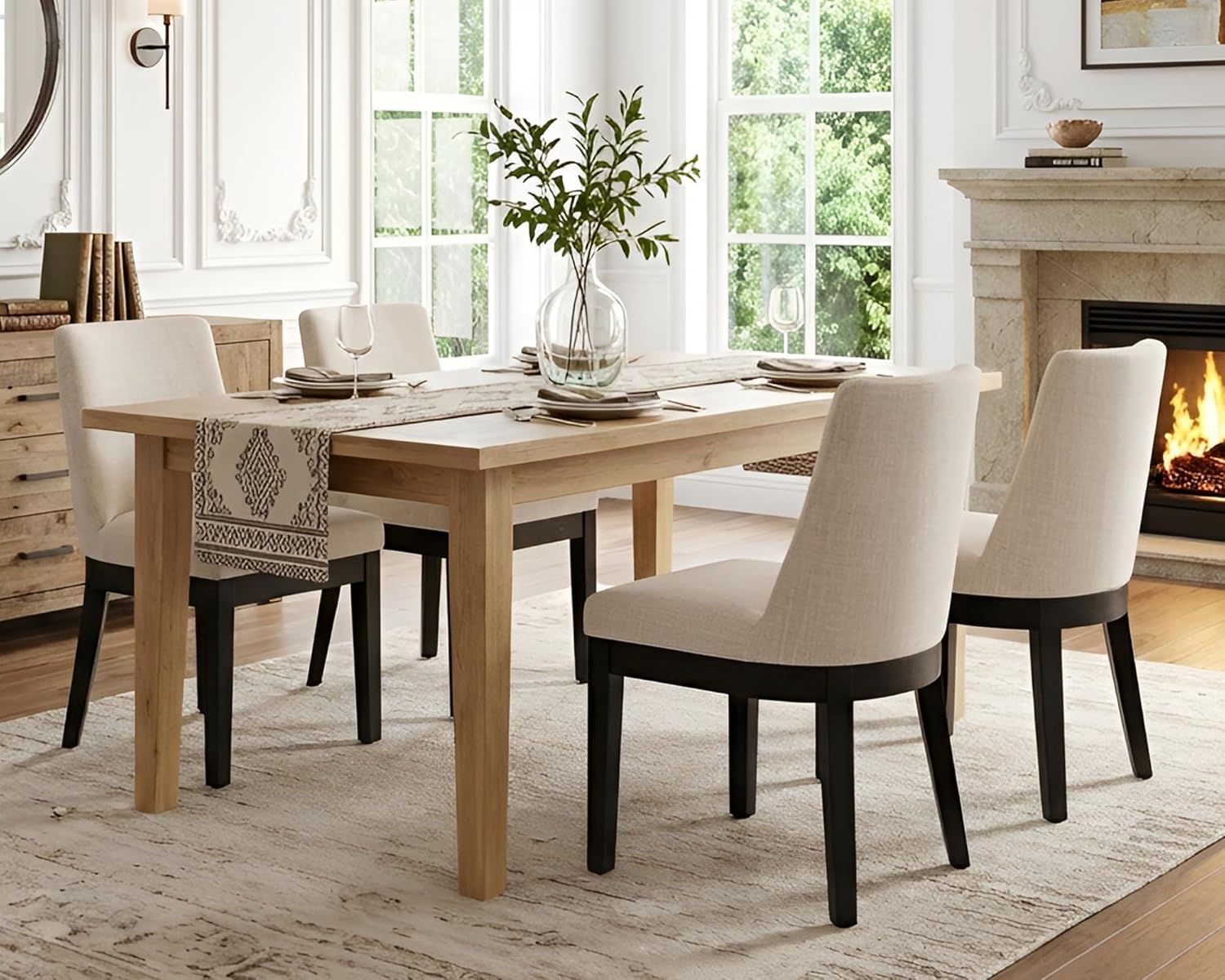 Dining Chairs Set of 2 