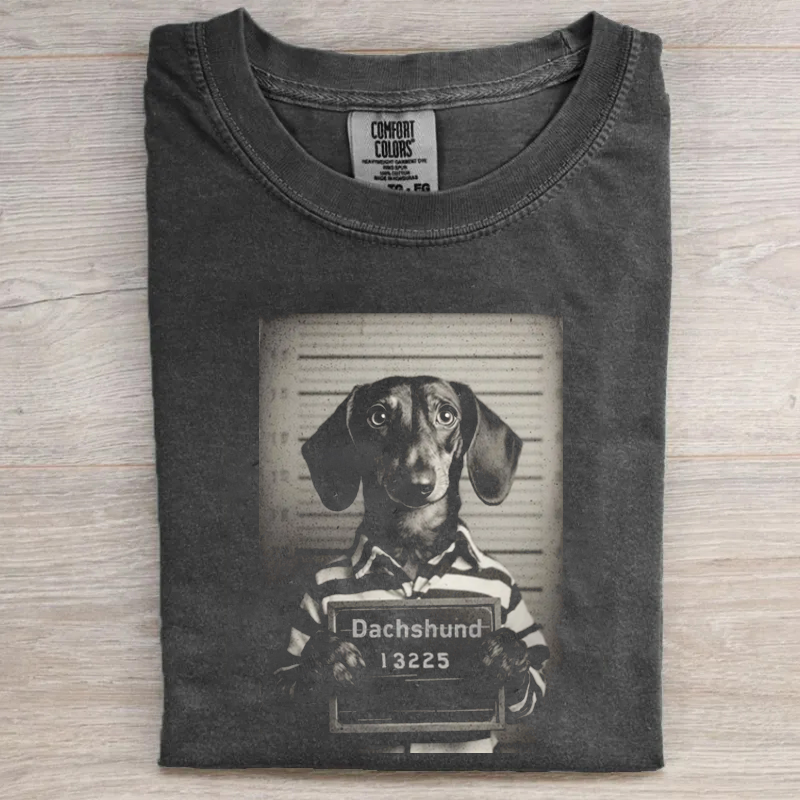 Vintage Funny Dachshund T-shirt