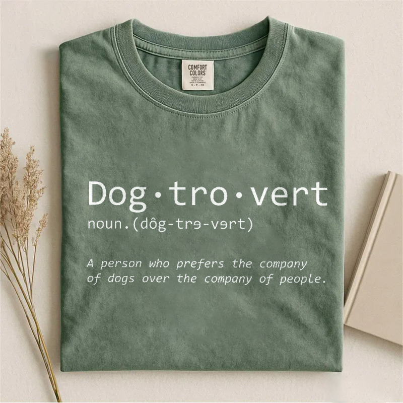 Dogtrovert Definition T-shirt