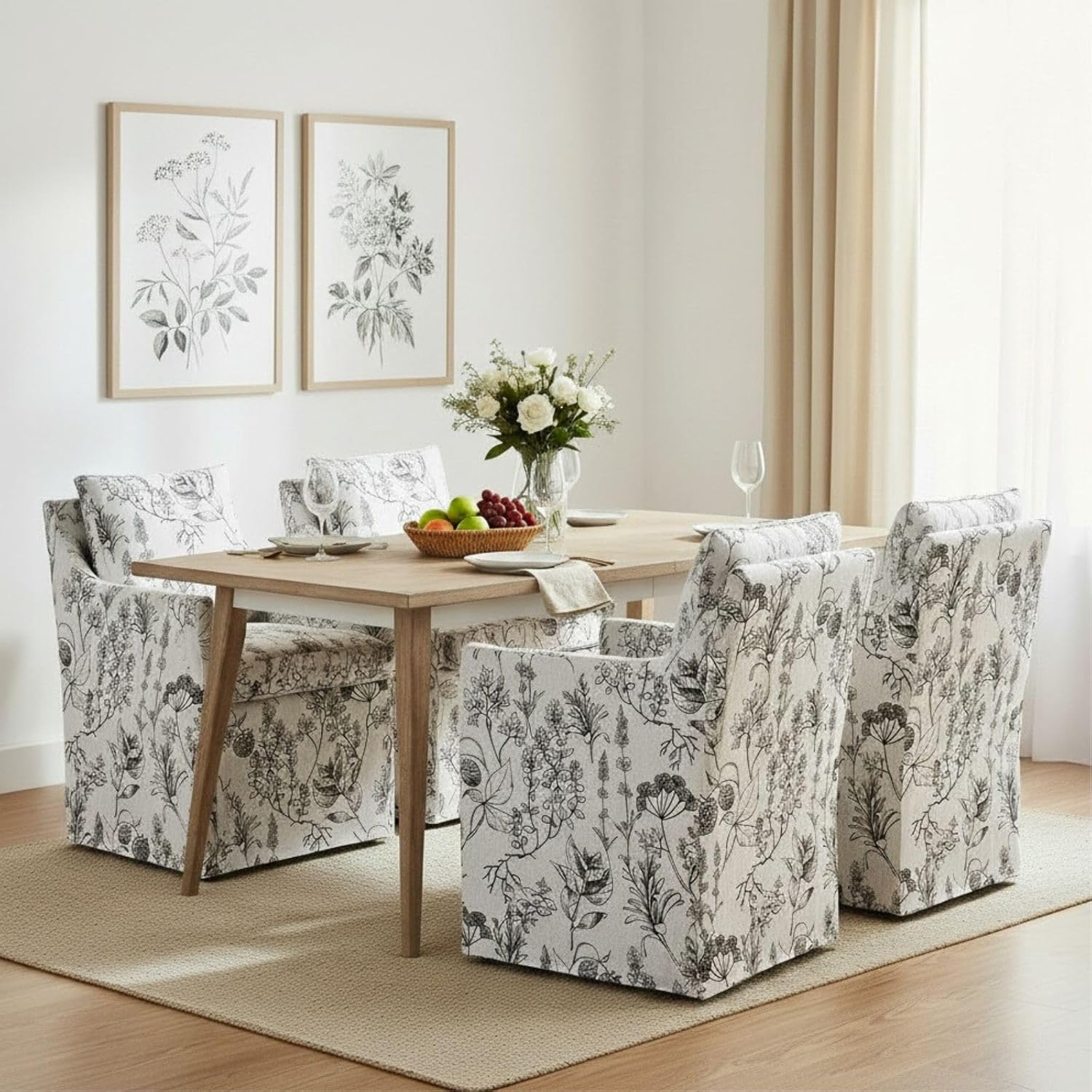 Upholstered Dining Chairs Set