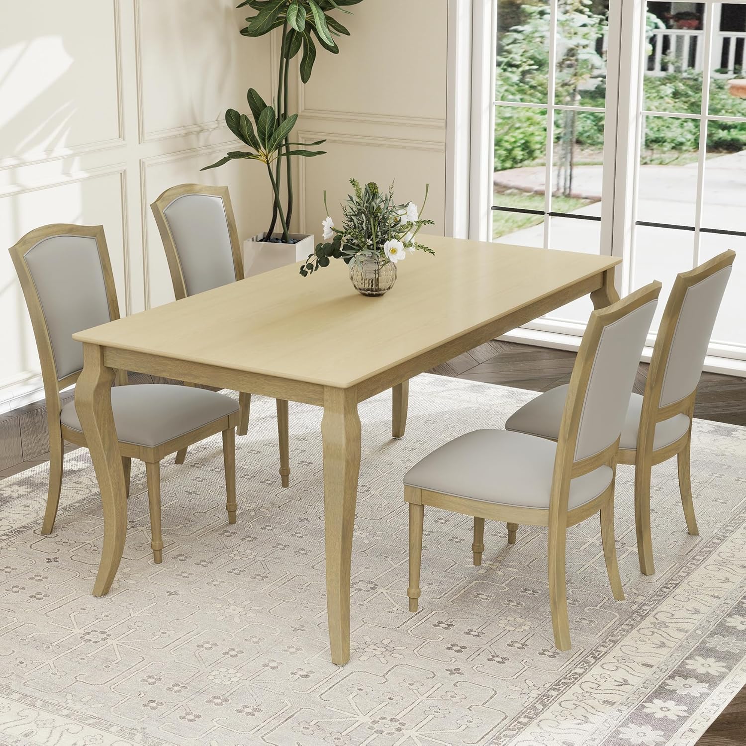 60" Wood Dining Room Table