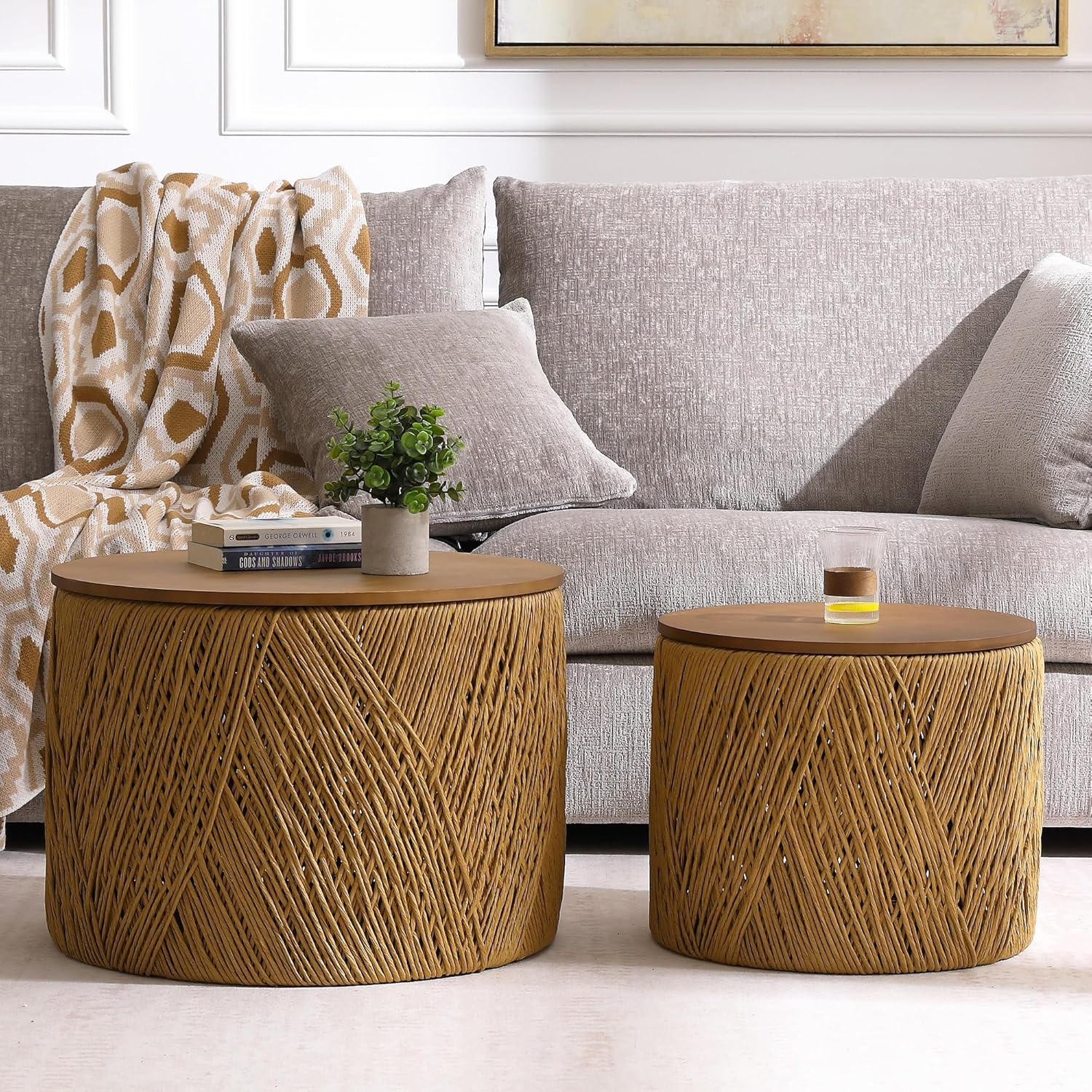 Farmhouse Round Coffee Table