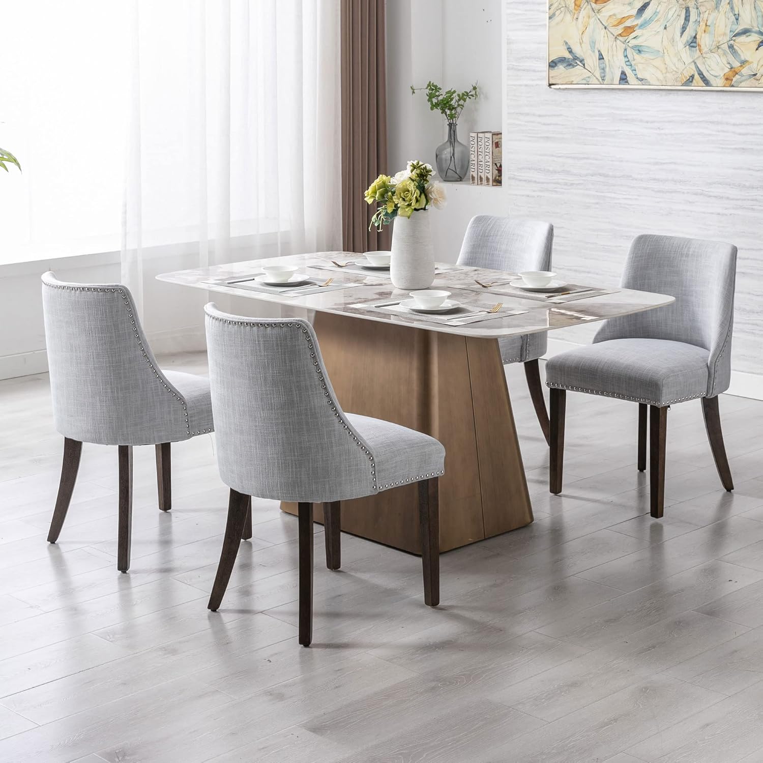 Mid Century Modern Dining Chairs Set