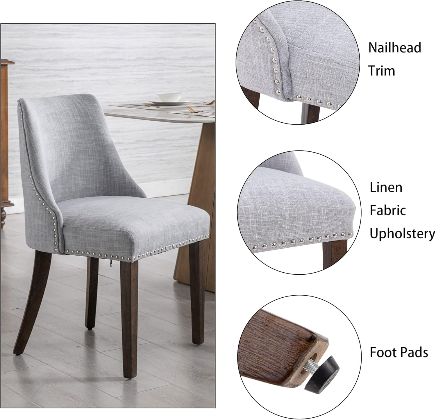 Mid Century Modern Dining Chairs Set