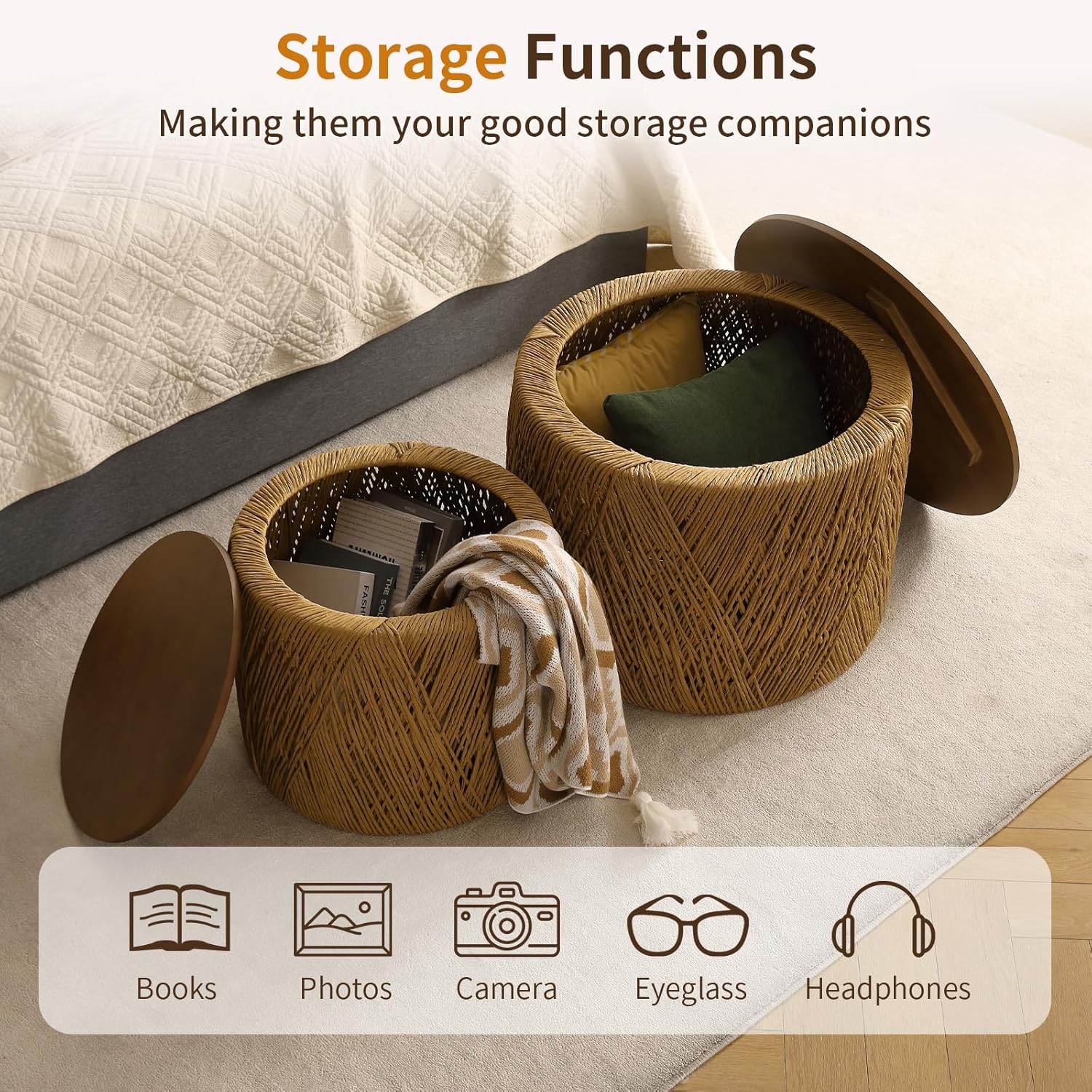 Farmhouse Round Coffee Table