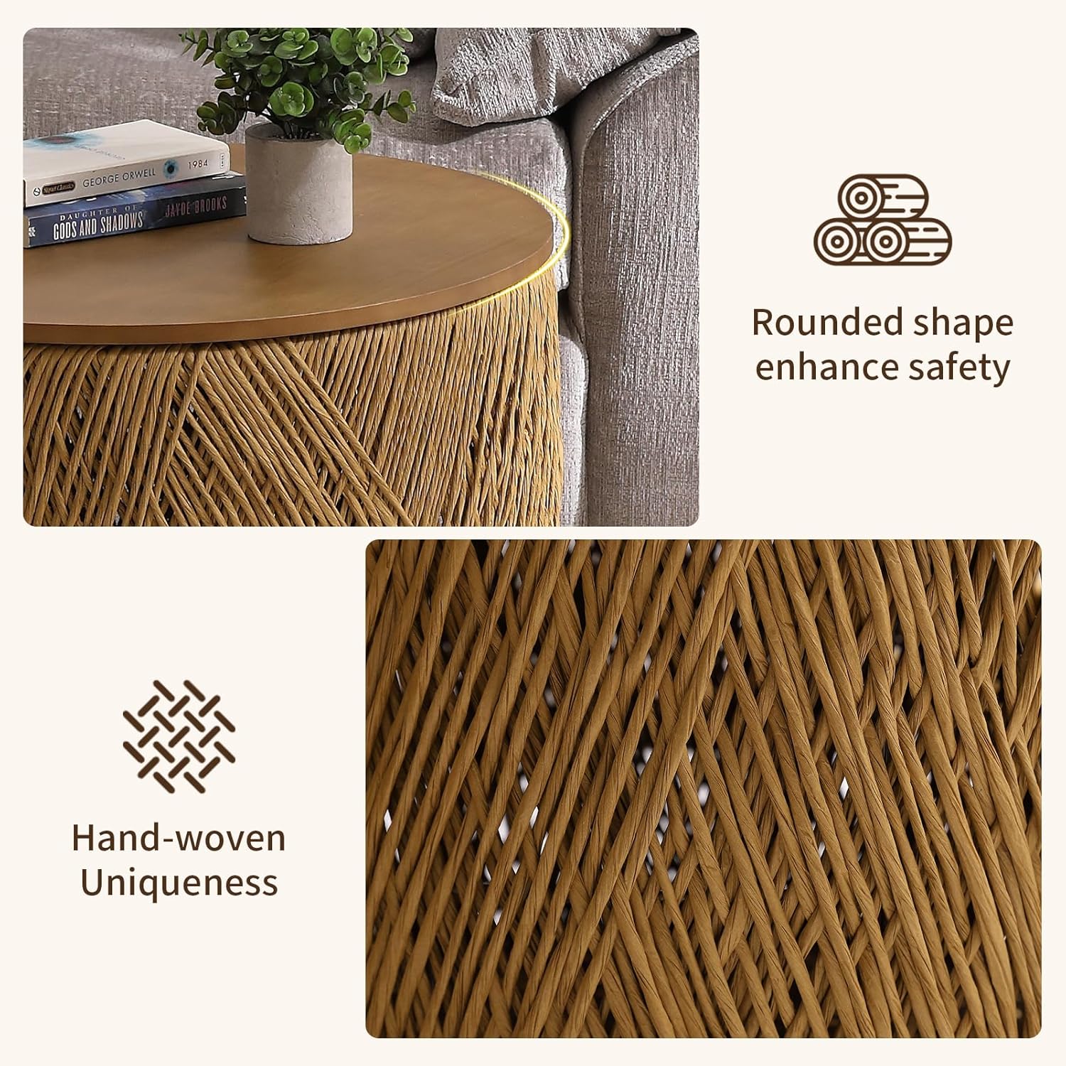 Farmhouse Round Coffee Table