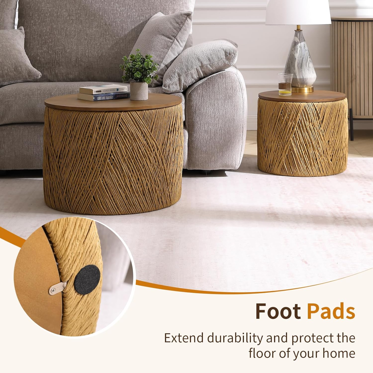 Farmhouse Round Coffee Table