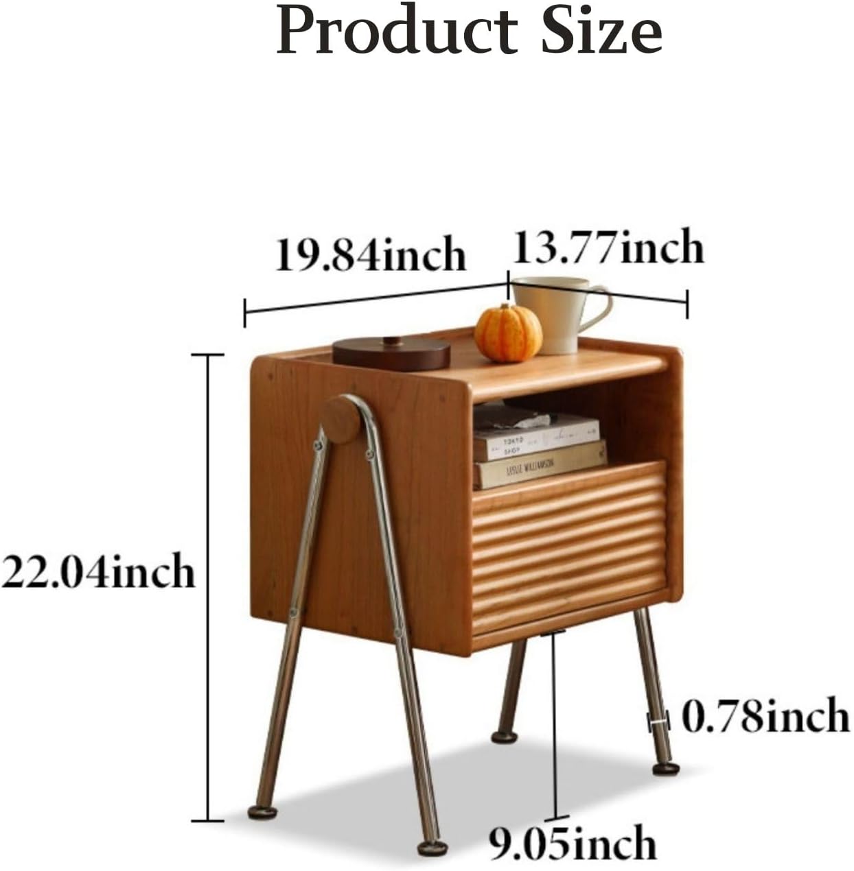 Cherry Wood Nightstand