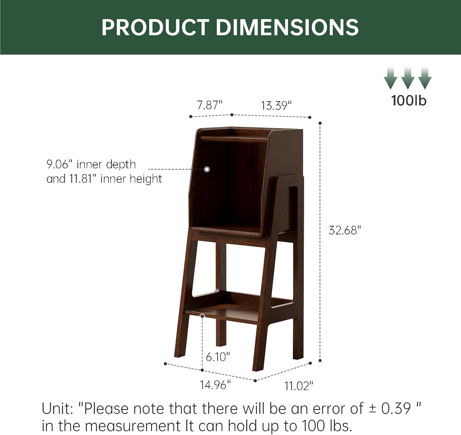 100% Solid Oak Ladder Shelf 