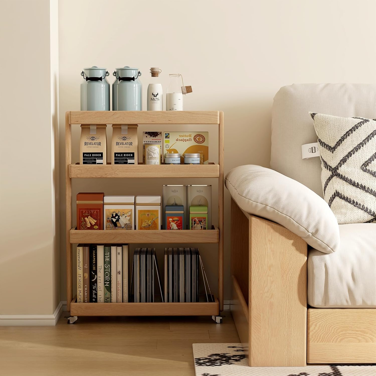 4-Tier Rolling Utility Cart 