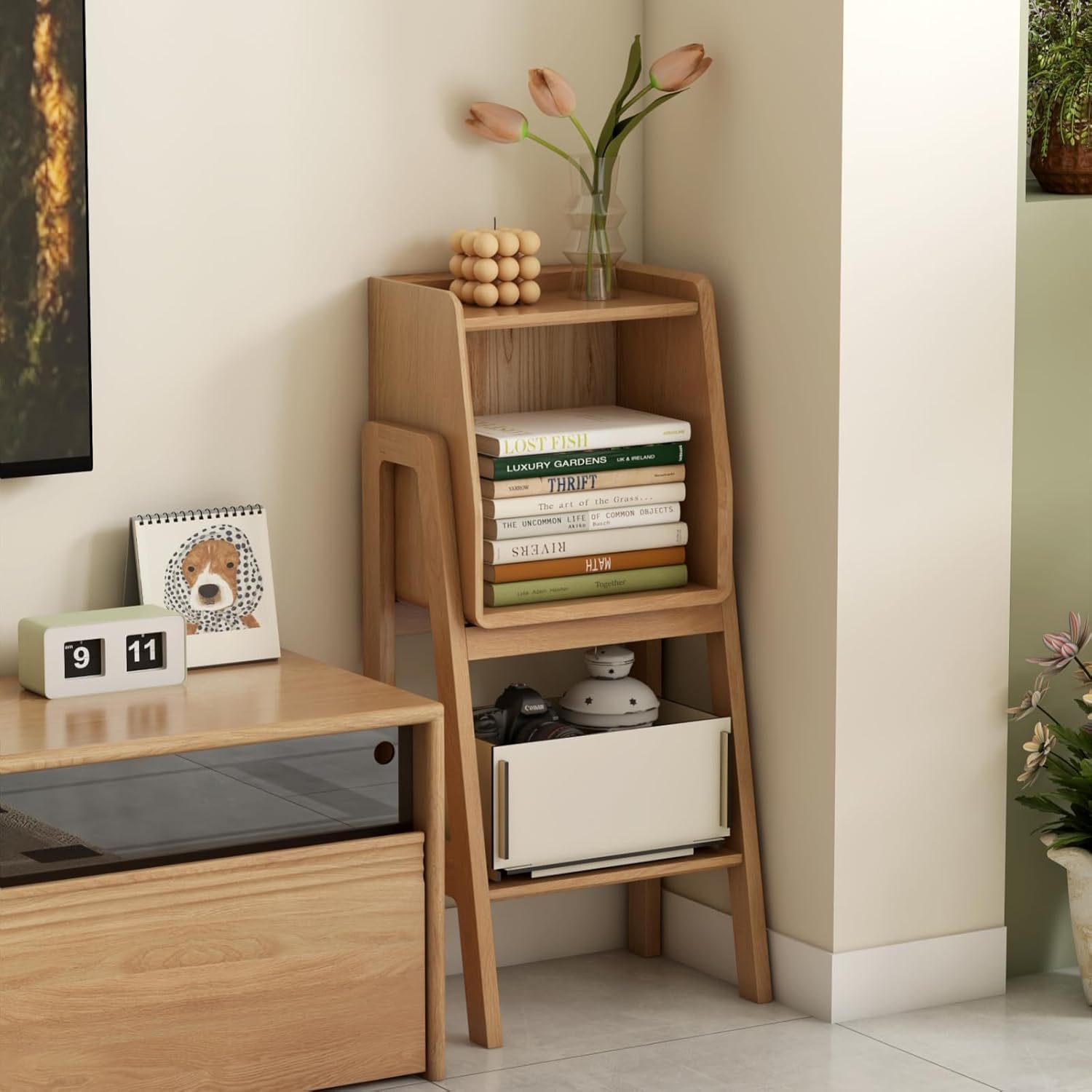 32.67" Tall Nightstand with Stable Frame for Bedroom,