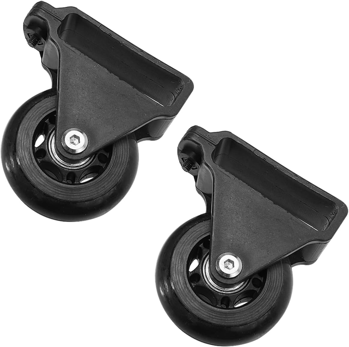 2pcs Ladder Wheels Extension Ladder Supplies Folding Ladder Wheel Extension Ladder Wheels