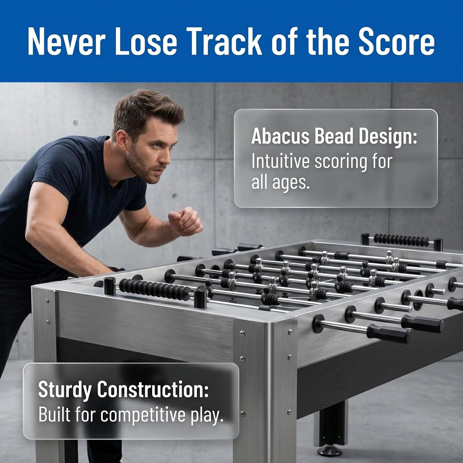 Foosball Score Keepers: Abacus Style Table Soccer Scoring Beads