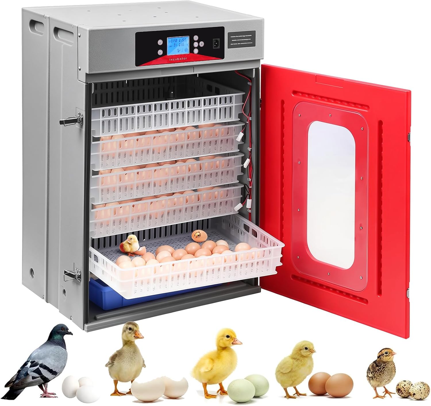 400 Capacity Egg Incubator with Automatic Temperature & Humidity Control