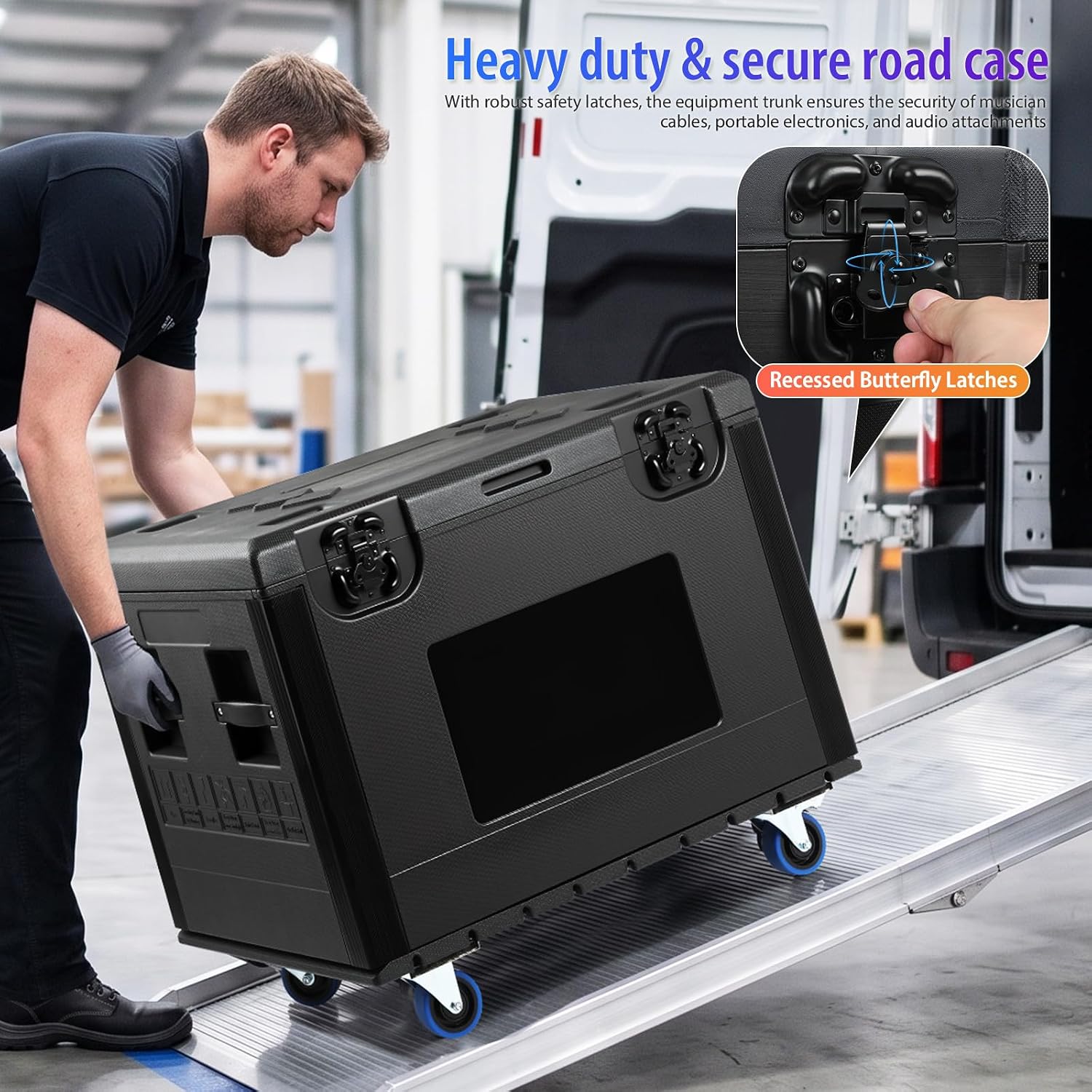 Heavy Cable Transport Case, 500kg, Stackable