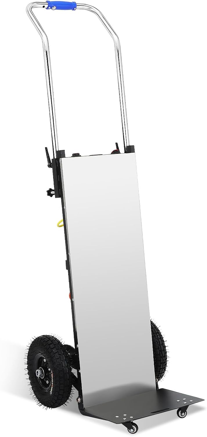 Electric Stair Climbing Dolly 1200W, Stair Climbing Cart Hand Truck 881lbs Capacity